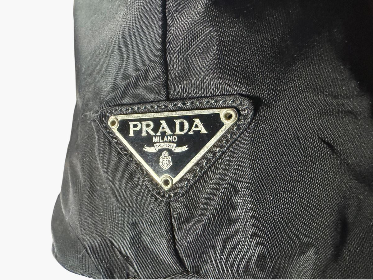 Vintage Prada Metal Framed Tessuto Nylon Tote – photo 3