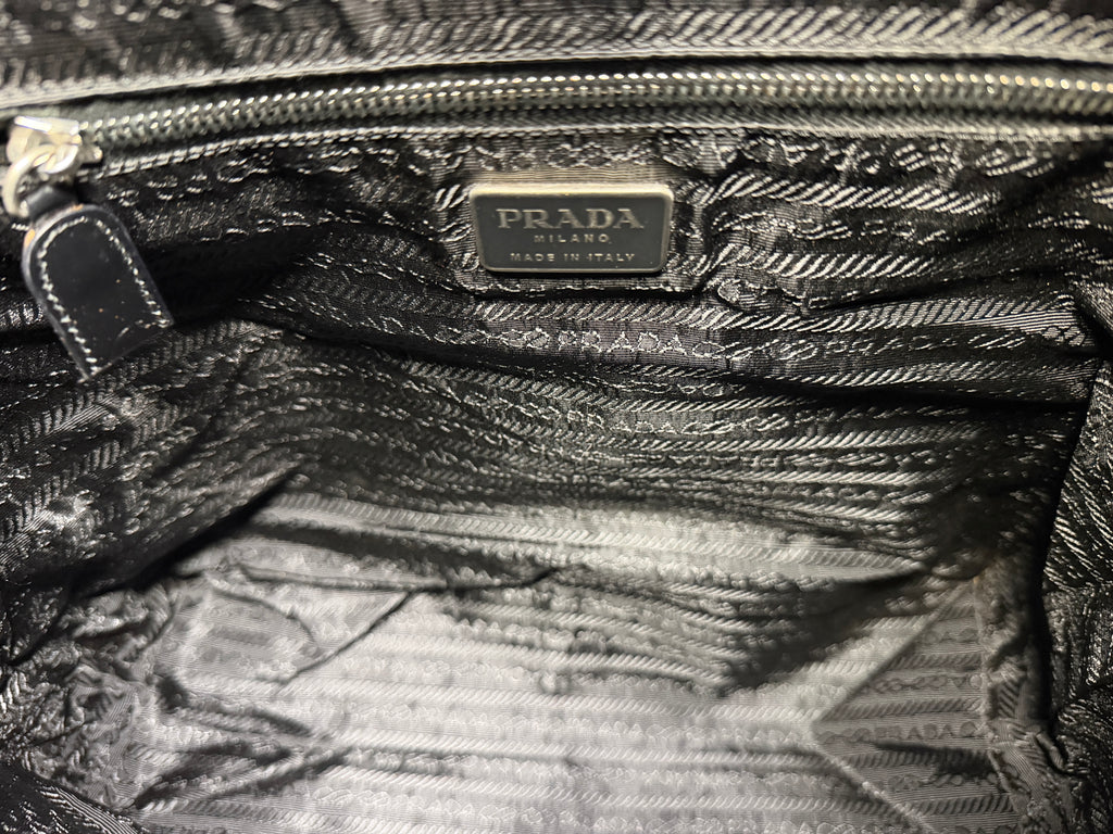 Vintage Prada Metal Framed Tessuto Nylon Tote – photo 15