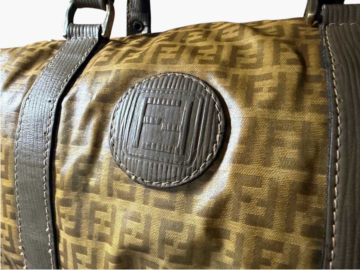 Vintage Fendi Zucca Boston Bag – photo 2
