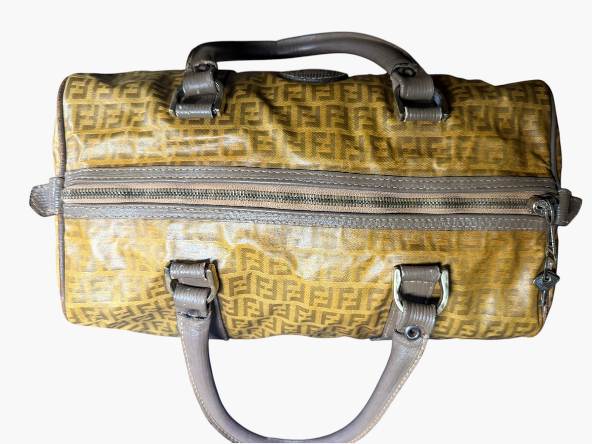 Vintage Fendi Zucca Boston Bag – photo 10