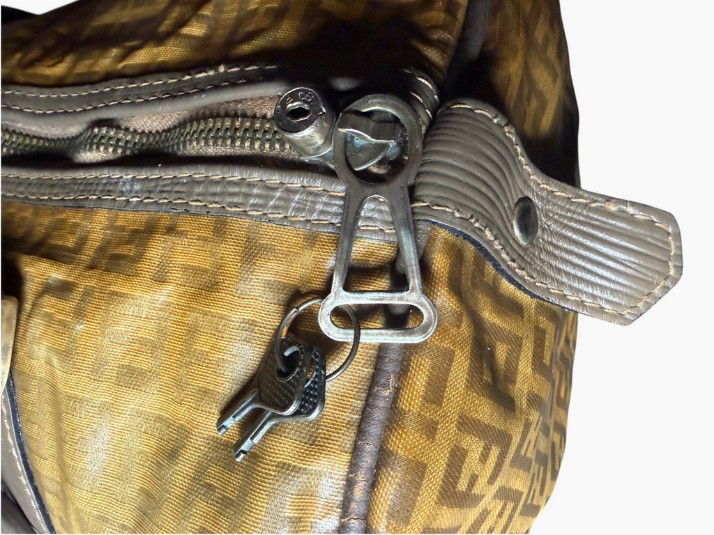Vintage Fendi Zucca Boston Bag – photo 11