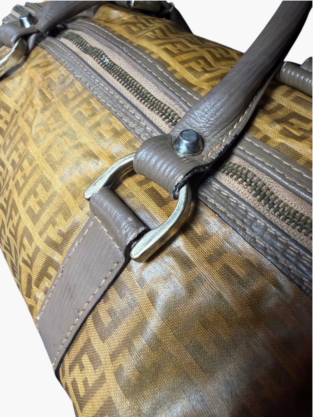 Vintage Fendi Zucca Boston Bag – photo 4