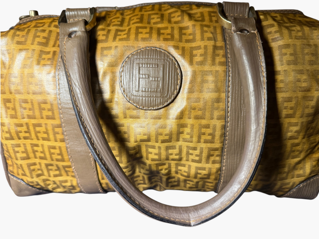 Vintage Fendi Zucca Boston Bag – photo 13