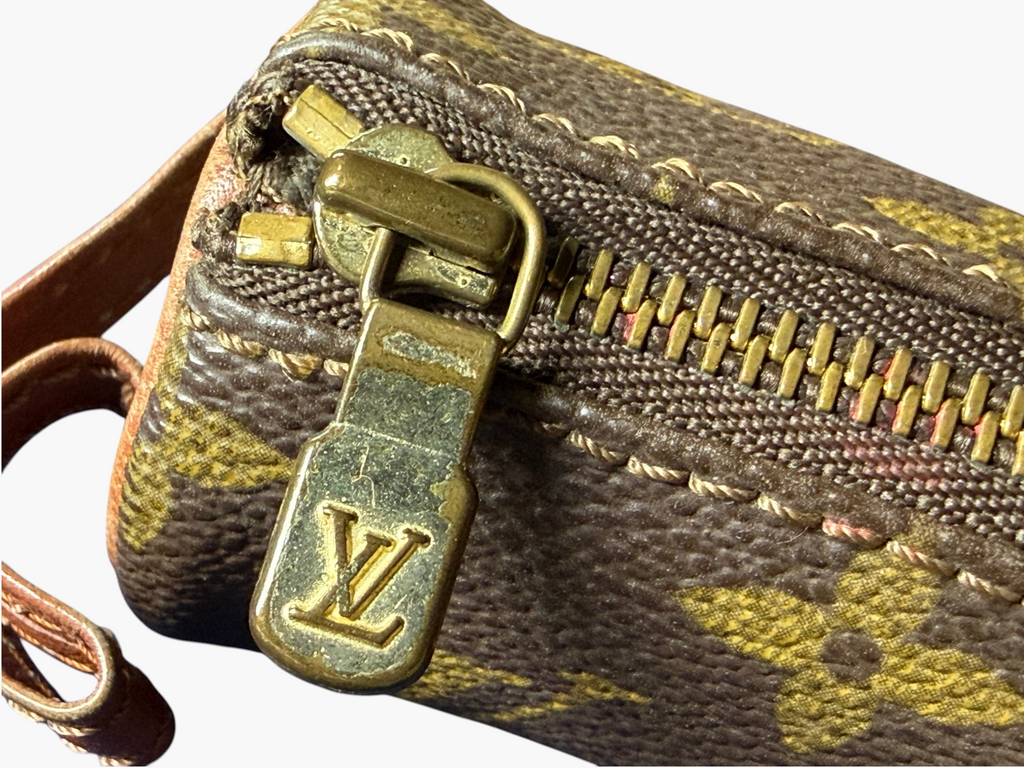 Vintage Louis Vuitton Monogram Golf Ball Case / Accessory Case – photo 3