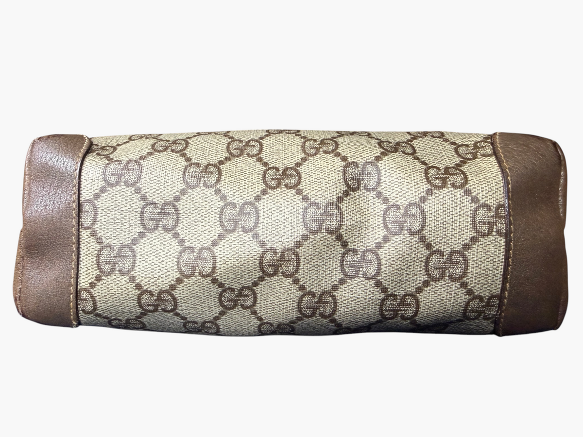 Vintage Gucci GG Canvas Flap Crossbody Bag Circa 1981–1982 with Leather Lining – photo 10
