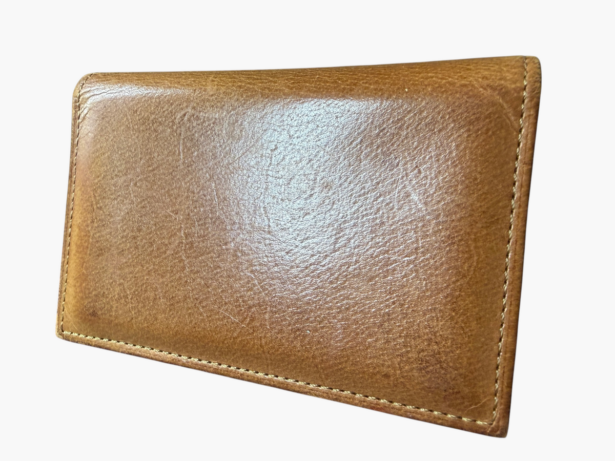 Vintage Coach British Tan Leather Business Card Holder – photo 2