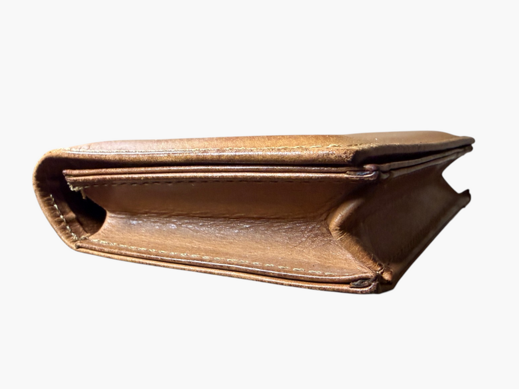 Vintage Coach British Tan Leather Business Card Holder – photo 7
