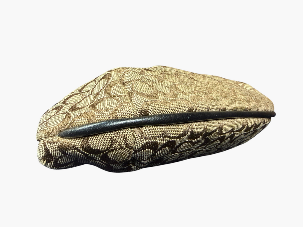 Coach Signature Canvas Kiss-Lock Coin Purse – photo 5