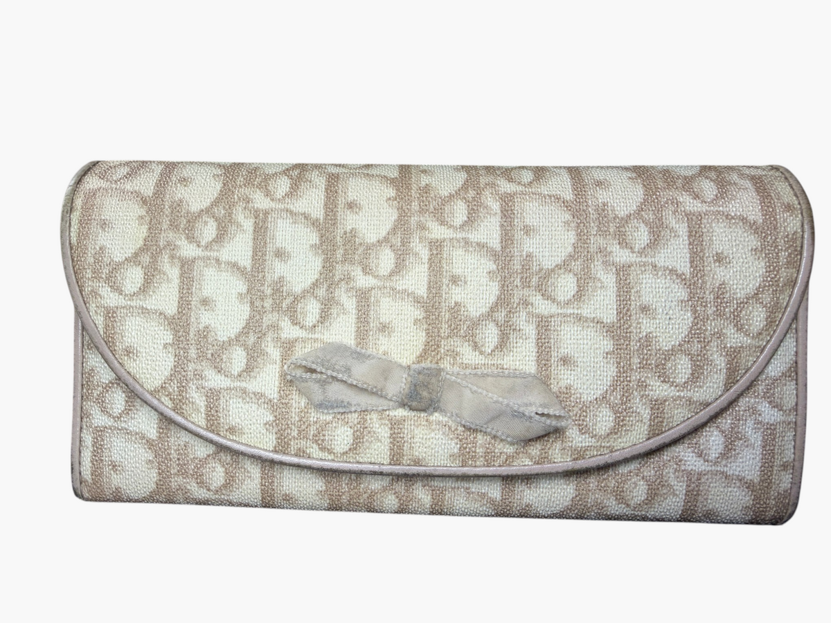 Christian Dior Trotter Ribbon Oblique Canvas Continental Wallet – photo 2