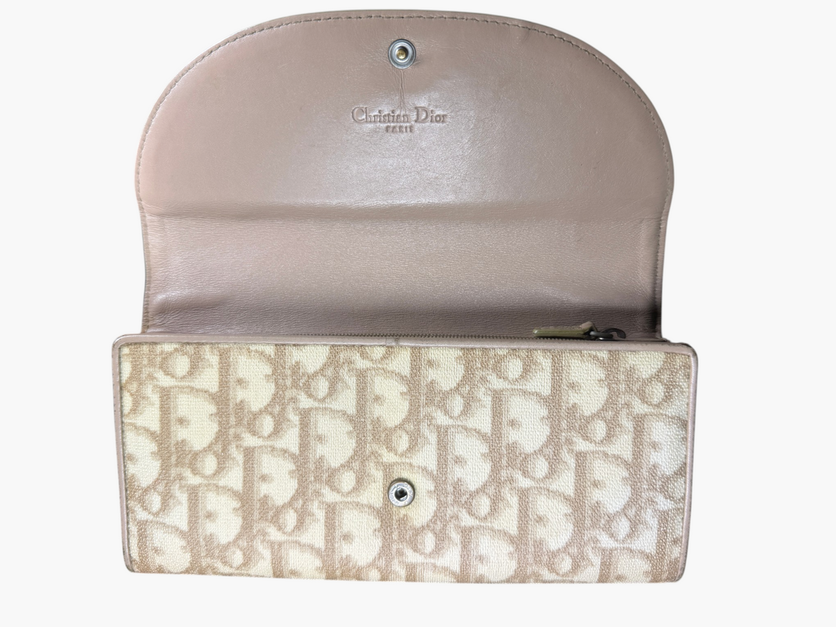 Christian Dior Trotter Ribbon Oblique Canvas Continental Wallet – photo 4