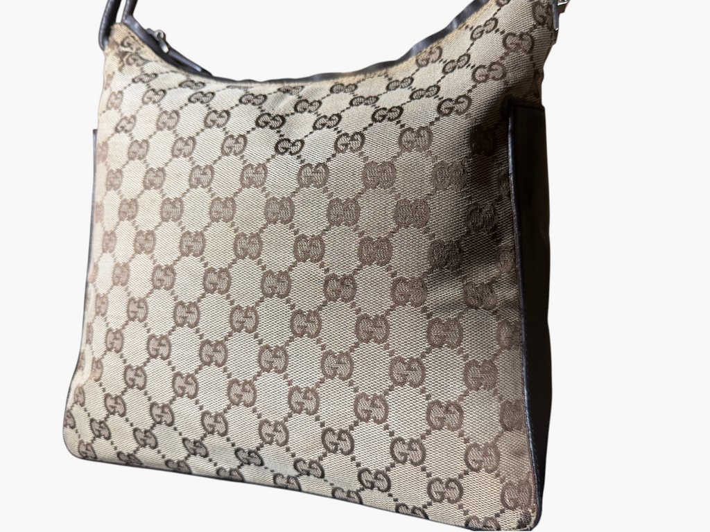 Vintage Gucci GG Monogram Flat Hobo Shoulder Bag - Tom Ford Era – photo 2