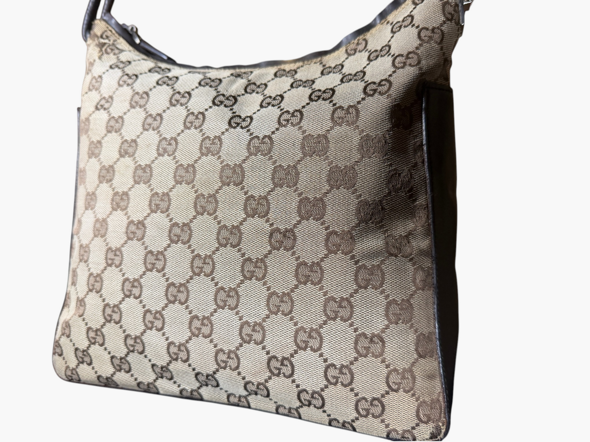 Vintage Gucci GG Monogram Flat Hobo Shoulder Bag - Tom Ford Era – photo 2