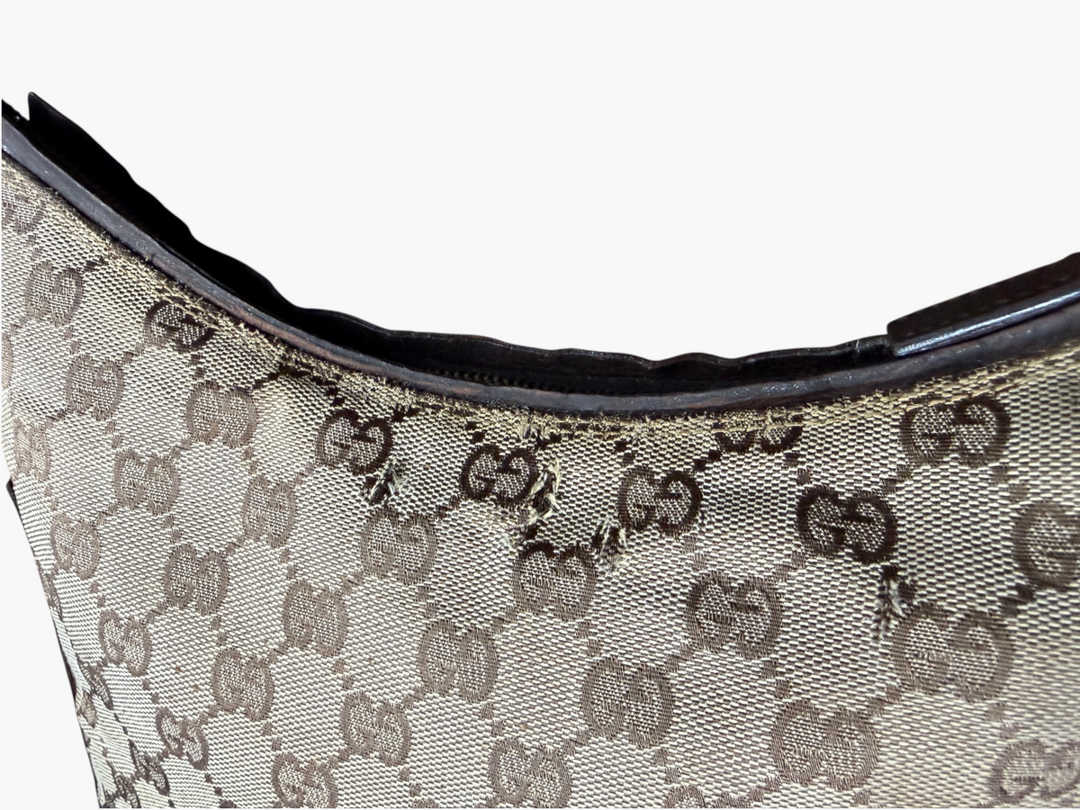 Vintage Gucci GG Monogram Flat Hobo Shoulder Bag - Tom Ford Era – photo 19