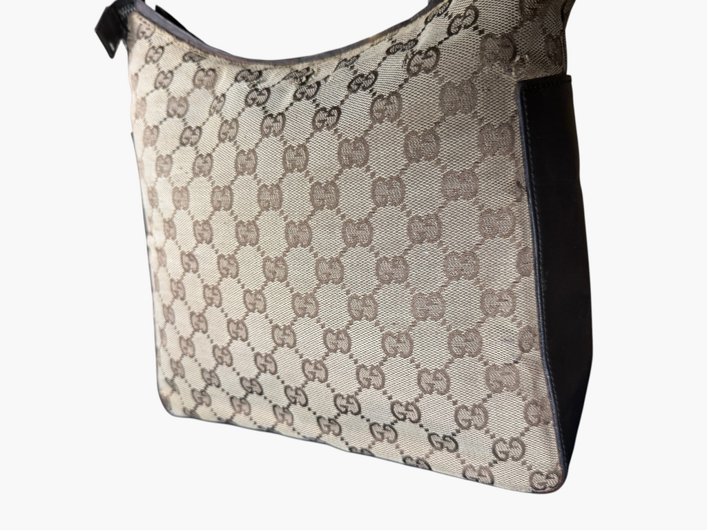 Vintage Gucci GG Monogram Flat Hobo Shoulder Bag - Tom Ford Era – photo 4