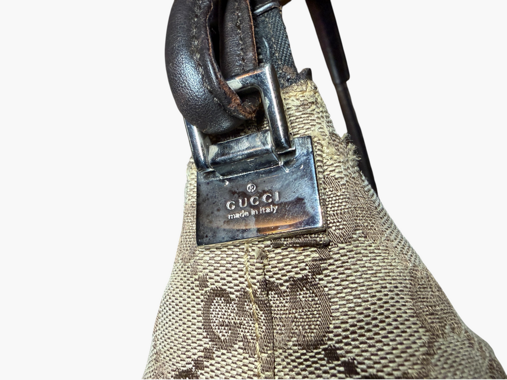 Vintage Gucci GG Monogram Flat Hobo Shoulder Bag - Tom Ford Era – photo 12