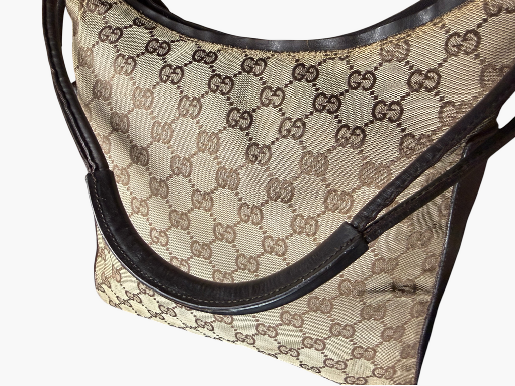 Vintage Gucci GG Monogram Flat Hobo Shoulder Bag - Tom Ford Era – photo 6