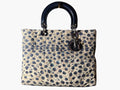 Vintage Christian Dior Lady Dior Animal Print Cannage 1997 With Entrupy CoA