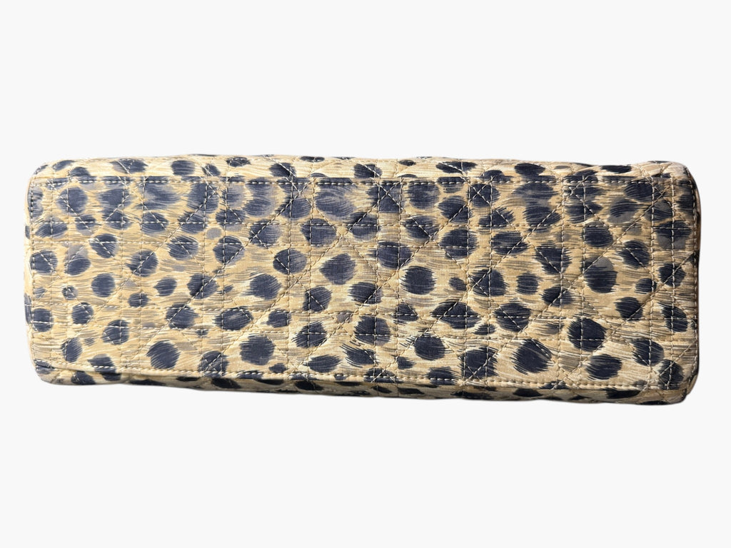 Vintage Christian Dior Lady Dior Animal Print Cannage 1997 With Entrupy CoA