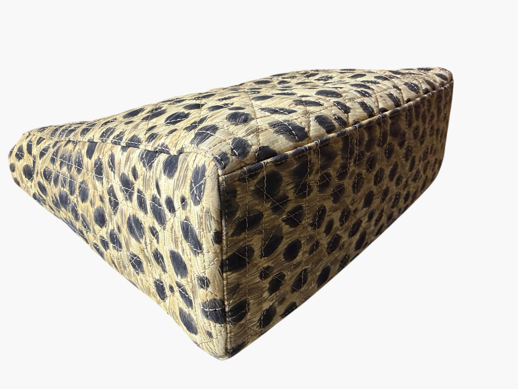 Vintage Christian Dior Lady Dior Animal Print Cannage 1997 With Entrupy CoA