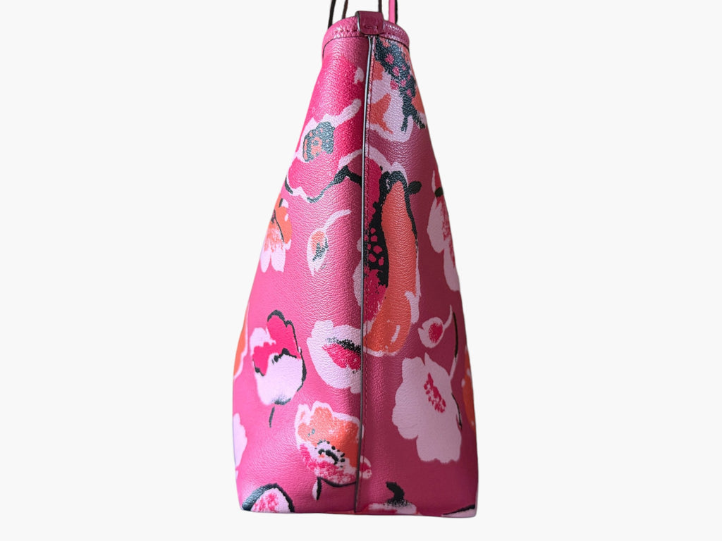 Coach Wildflower Pink Large City Zip Tote