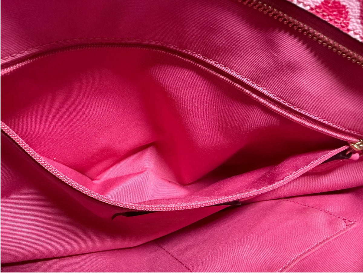 Coach Wildflower Pink Large City Zip Tote