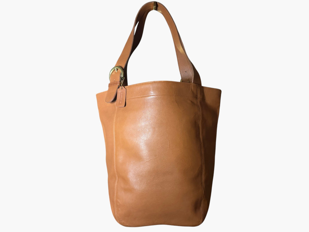 Vintage Coach Duffle Soho XL British Tan Tote - Made in the USA