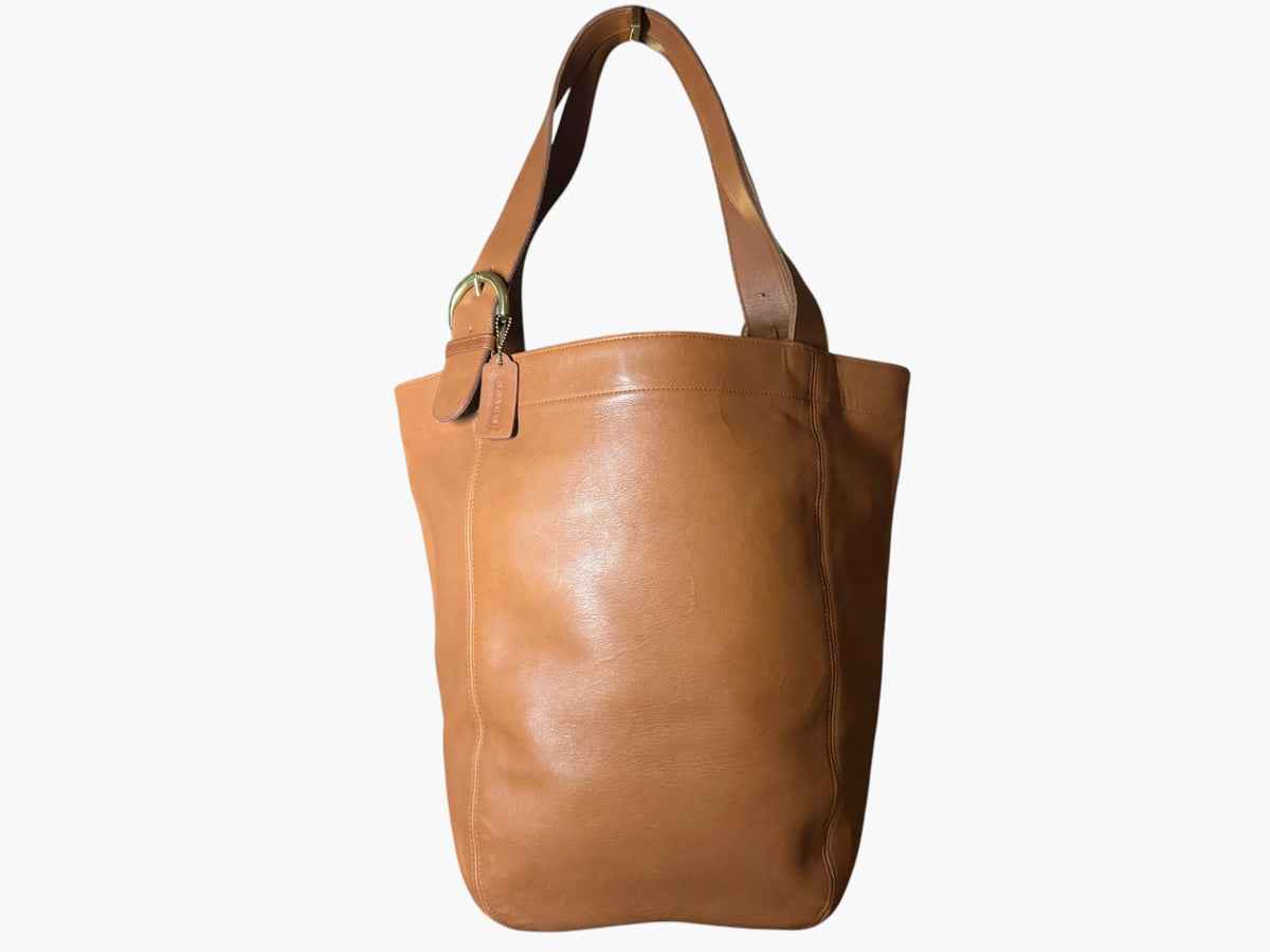 Vintage Coach Duffle Soho XL British Tan Tote - Made in the USA