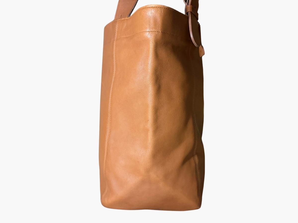 Vintage Coach Duffle Soho XL British Tan Tote - Made in the USA
