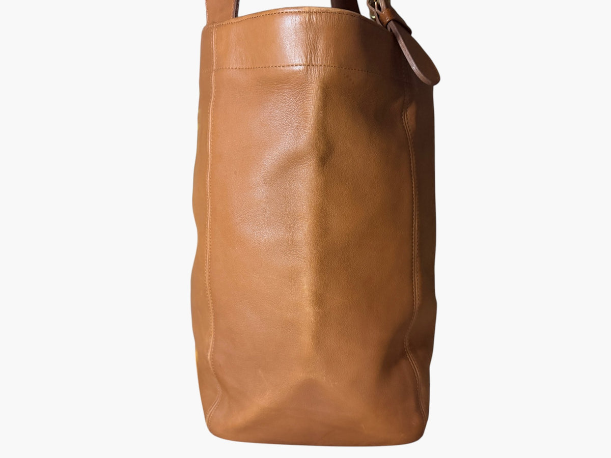Vintage Coach Duffle Soho XL British Tan Tote - Made in the USA