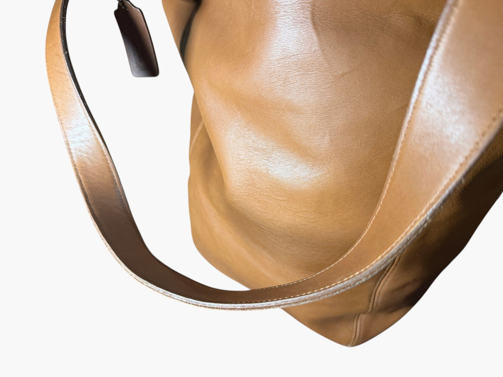 Vintage Coach Duffle Soho XL British Tan Tote - Made in the USA