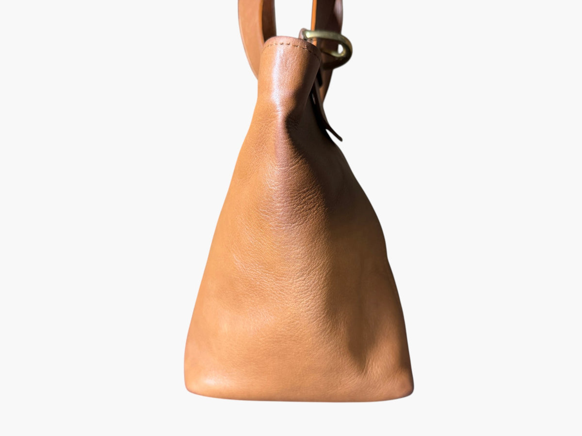 Vintage Coach Waverly British Tan Leather Tote - Made in the USA