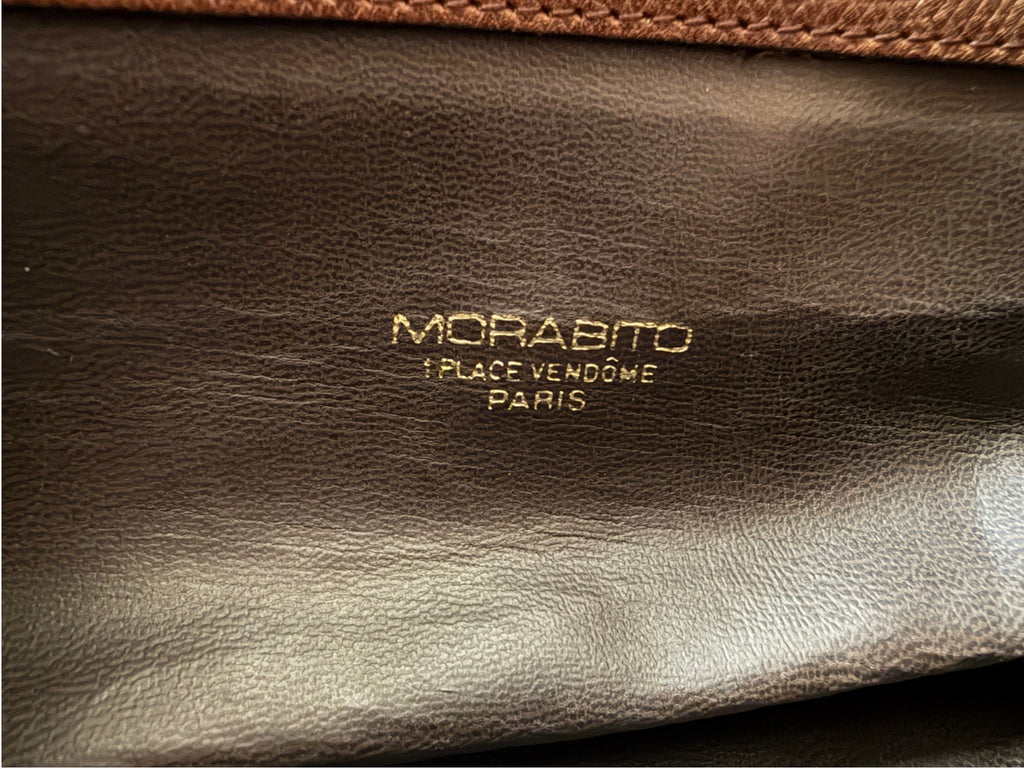 Morabito duffle bag brown leather lining