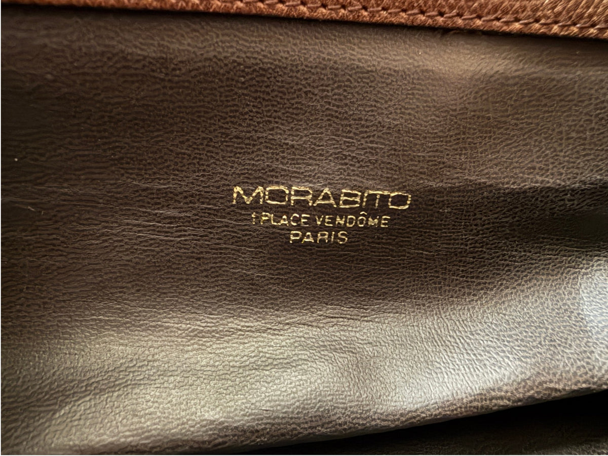Morabito duffle bag brown leather lining