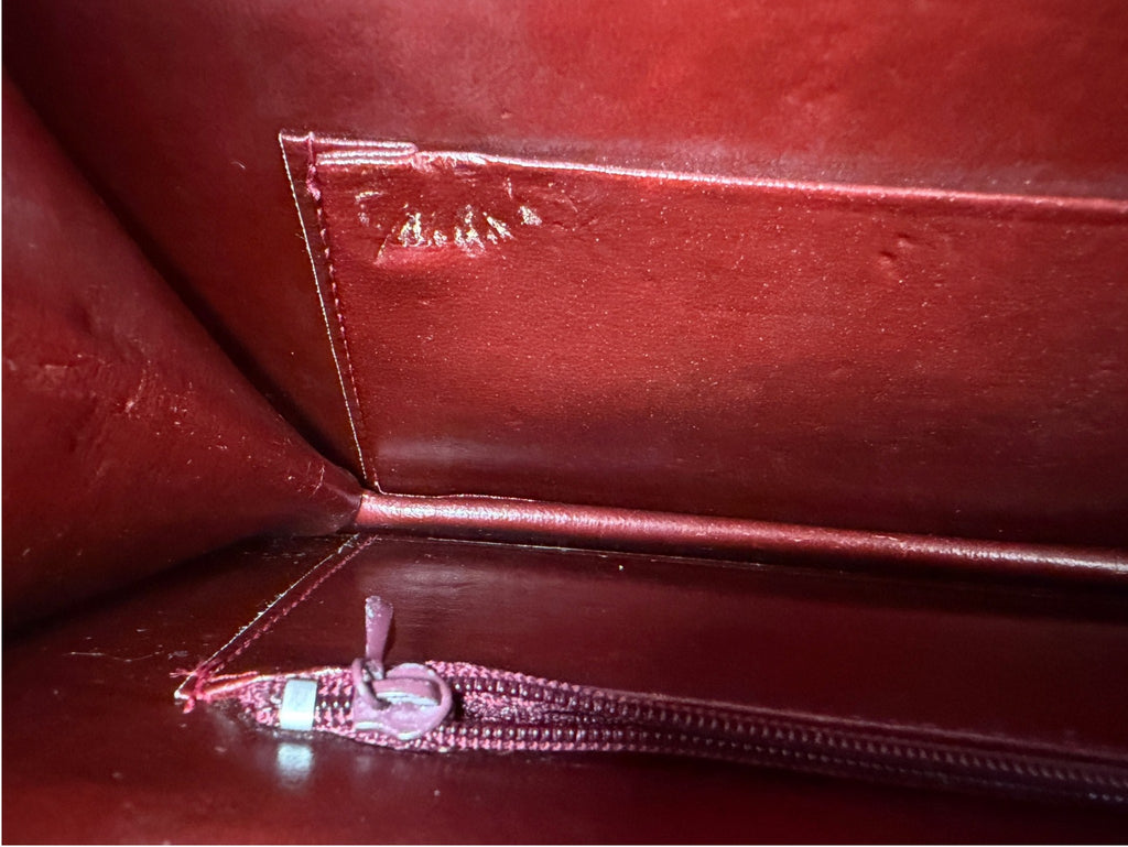 Cartier Paris label inside the clutch