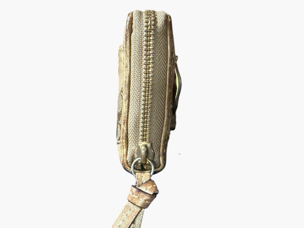 Coach Signature Y2K Soho Patchwork Metallic Leather Accordion Zip Wallet, image 5 of 15