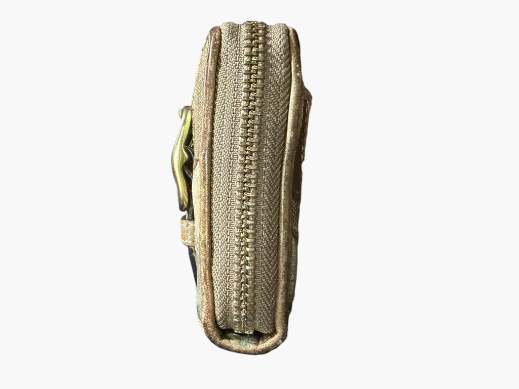 Coach Signature Y2K Soho Patchwork Metallic Leather Accordion Zip Wallet, image 6 of 15