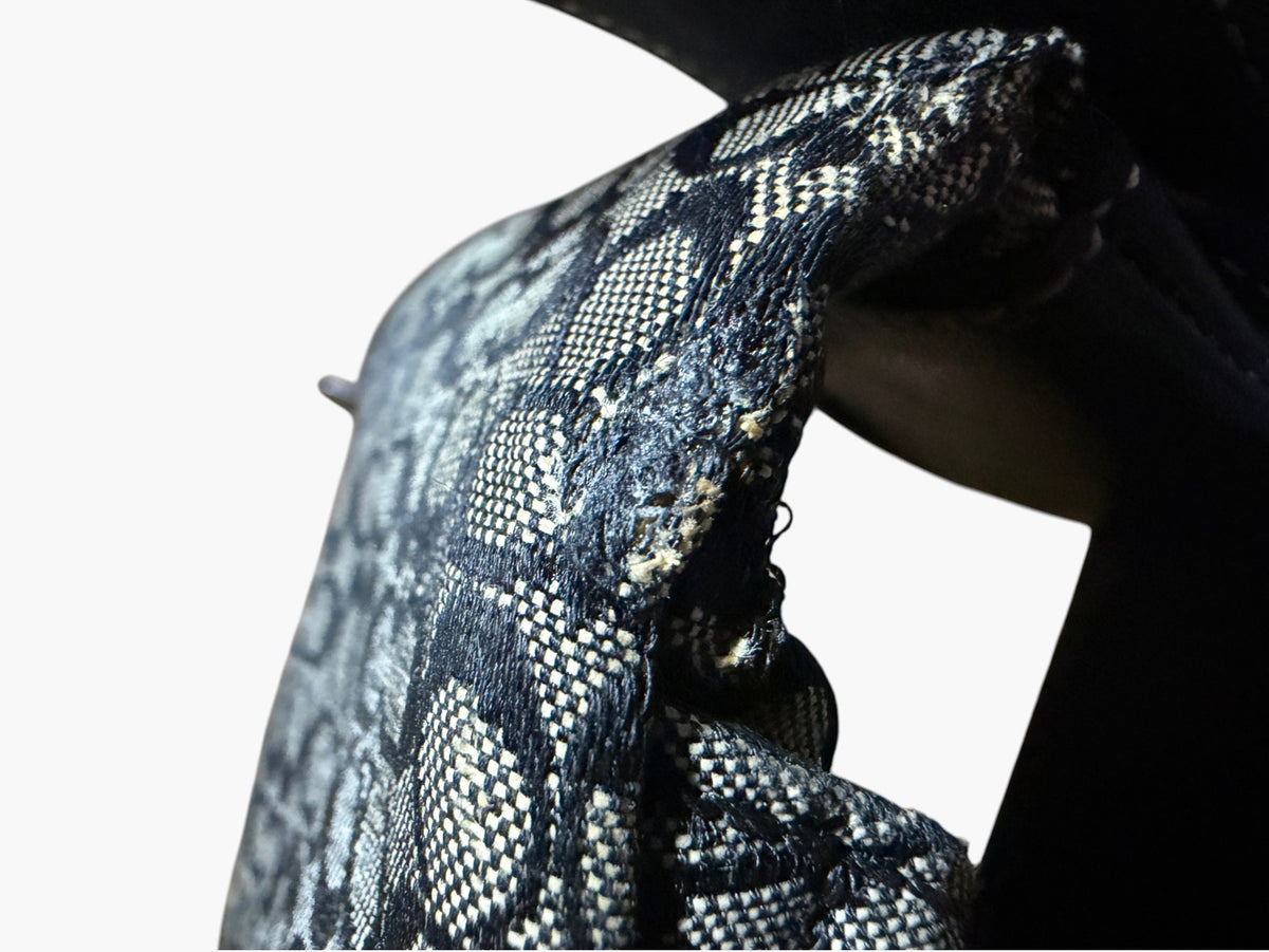 Coach Soho Signature Mini C Jacquard Hobo Shoulder Bag in Black and Grey, image 14 of 18