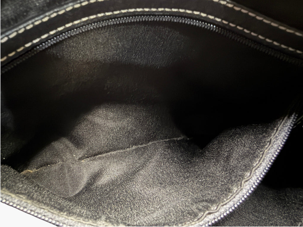 Coach Soho Signature Mini C Jacquard Hobo Shoulder Bag in Black and Grey, image 17 of 18