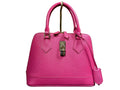 Samantha Thavasa pink leather structured convertible top handle crossbody handbag