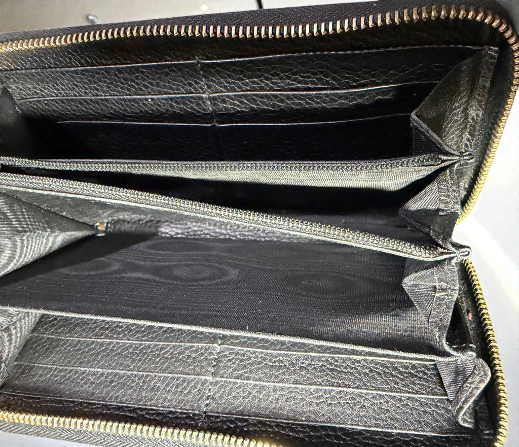 Gucci Soho Black Pebble Leather Wallet