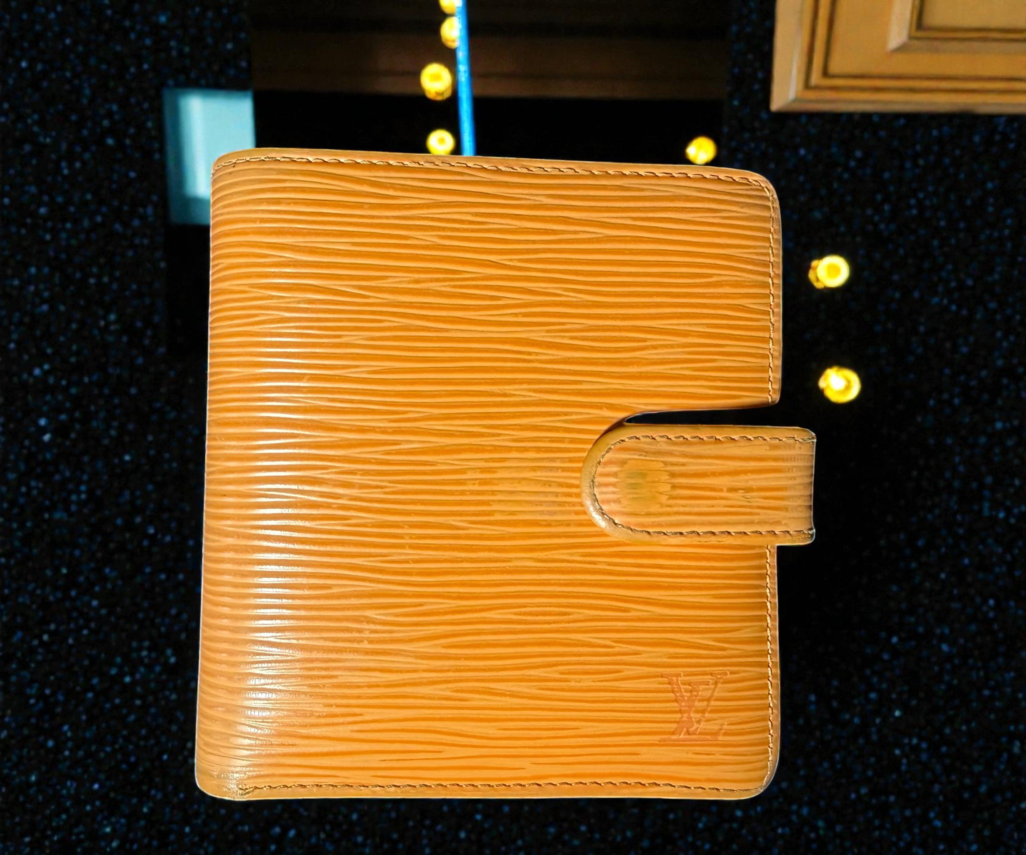 Louis Vuitton Compact Epi Leather Wallet