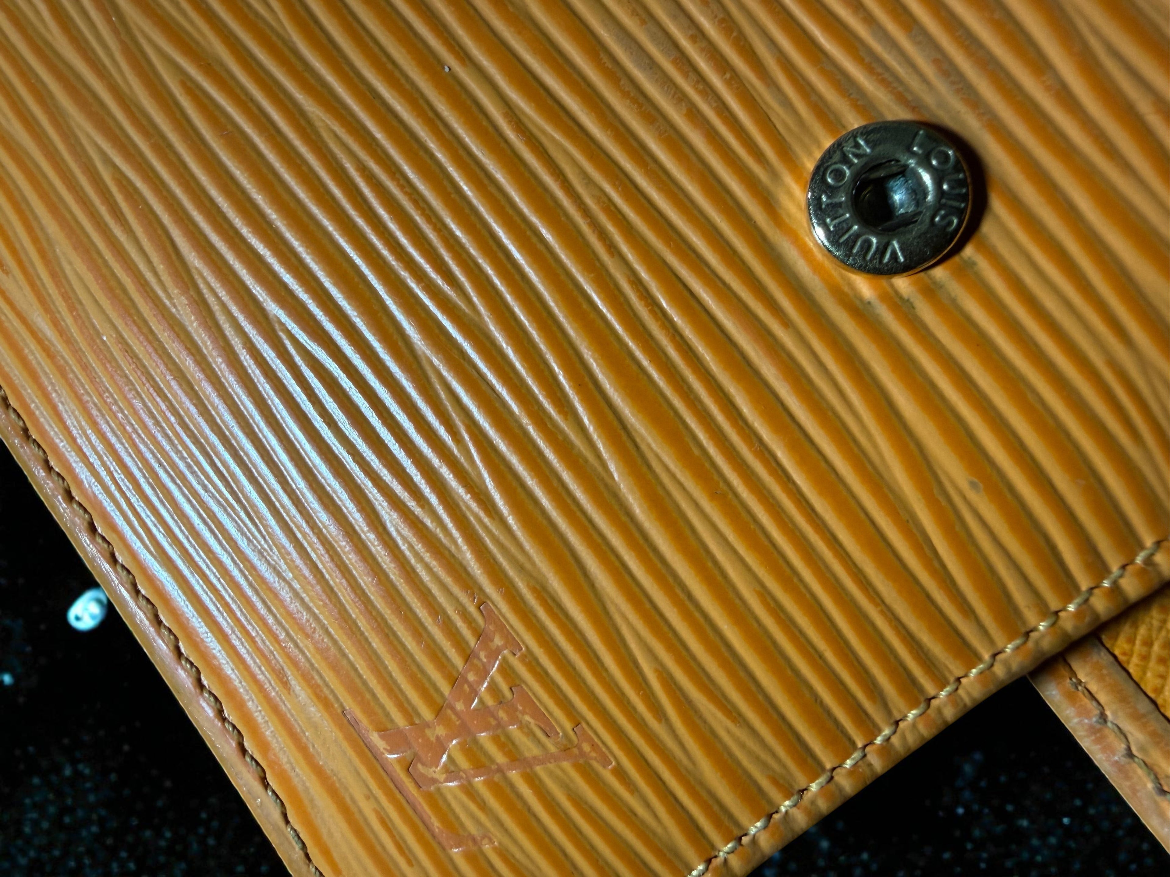 Louis Vuitton Compact Epi Leather Wallet