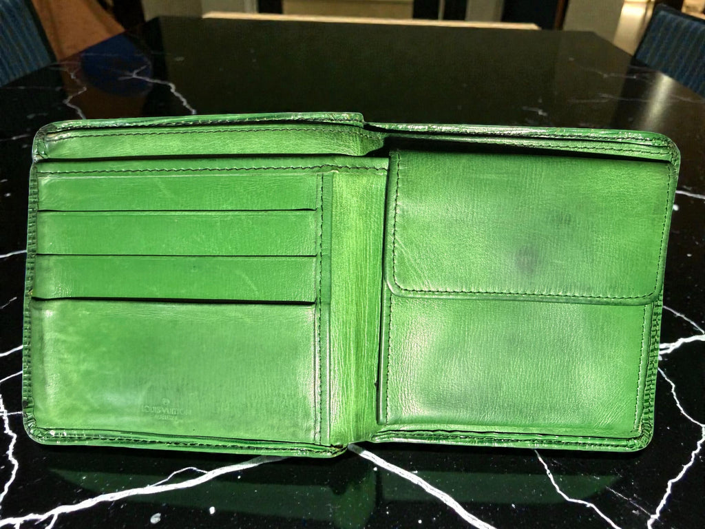 Louis Vuitton „Malletier“ Geldbörse aus Epi Leder