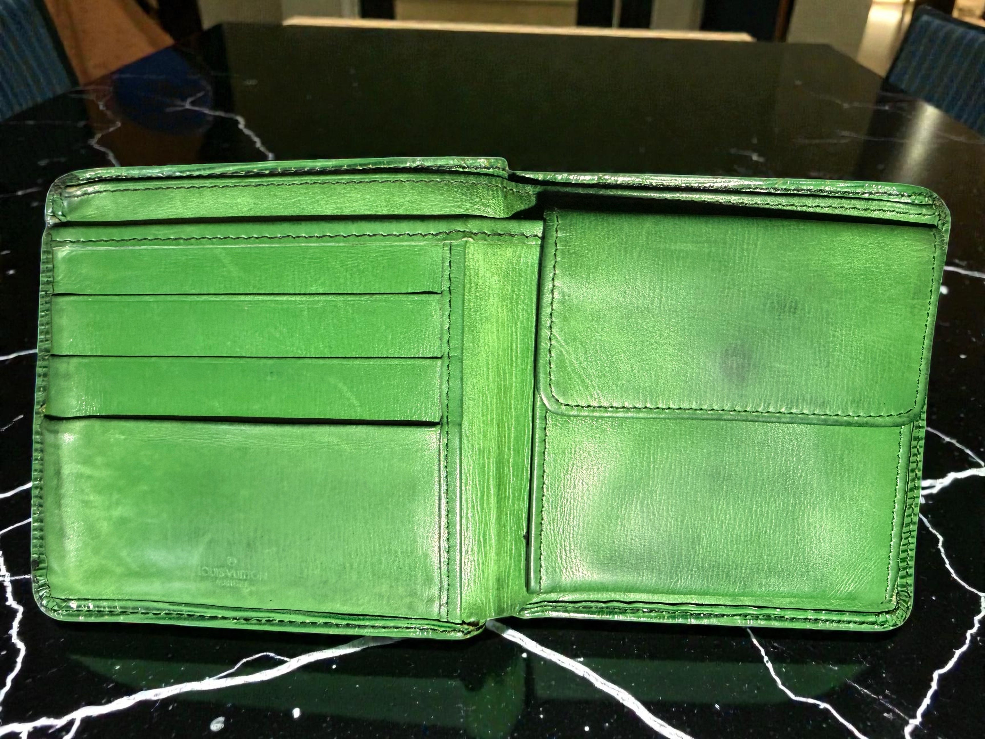 Louis Vuitton „Malletier“ Geldbörse aus Epi Leder
