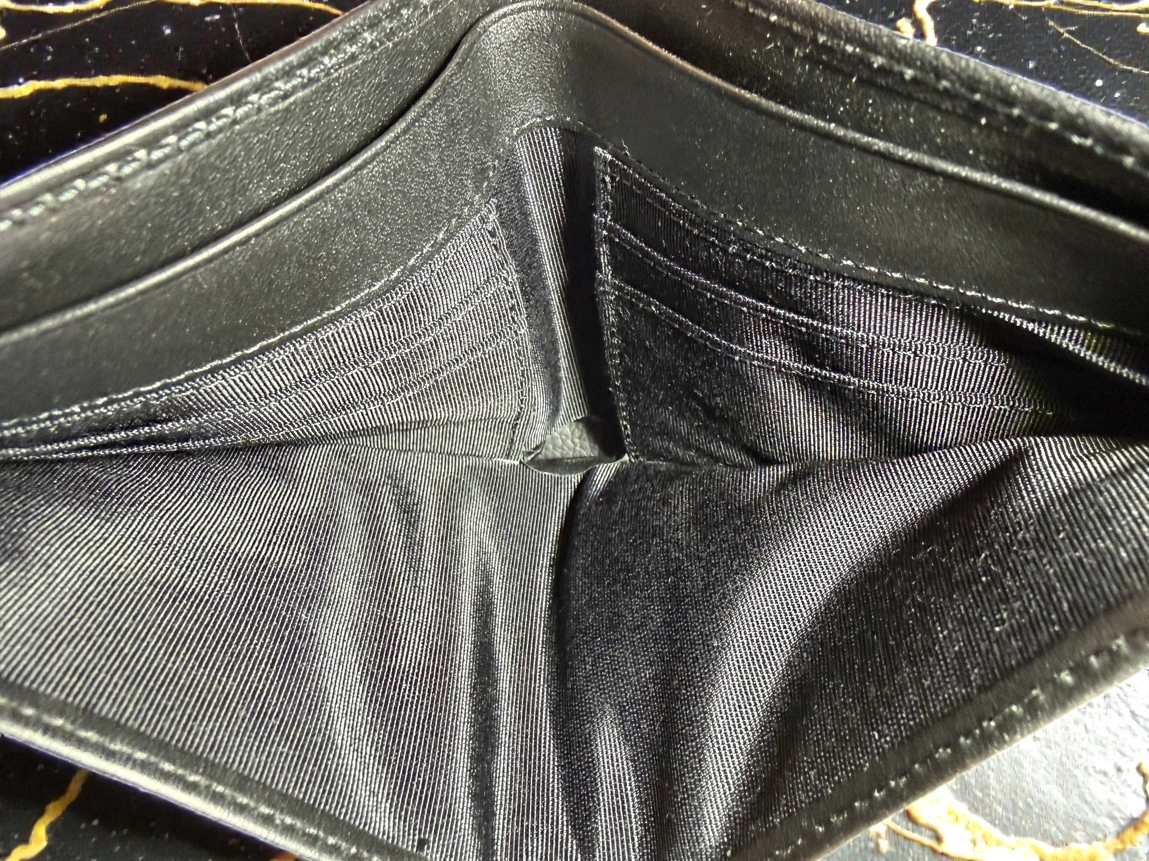 Lanvin Geldbörse aus schwarzem Kalbsleder