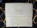 Gucci Bifold Ivory Pebble Leather Wallet
