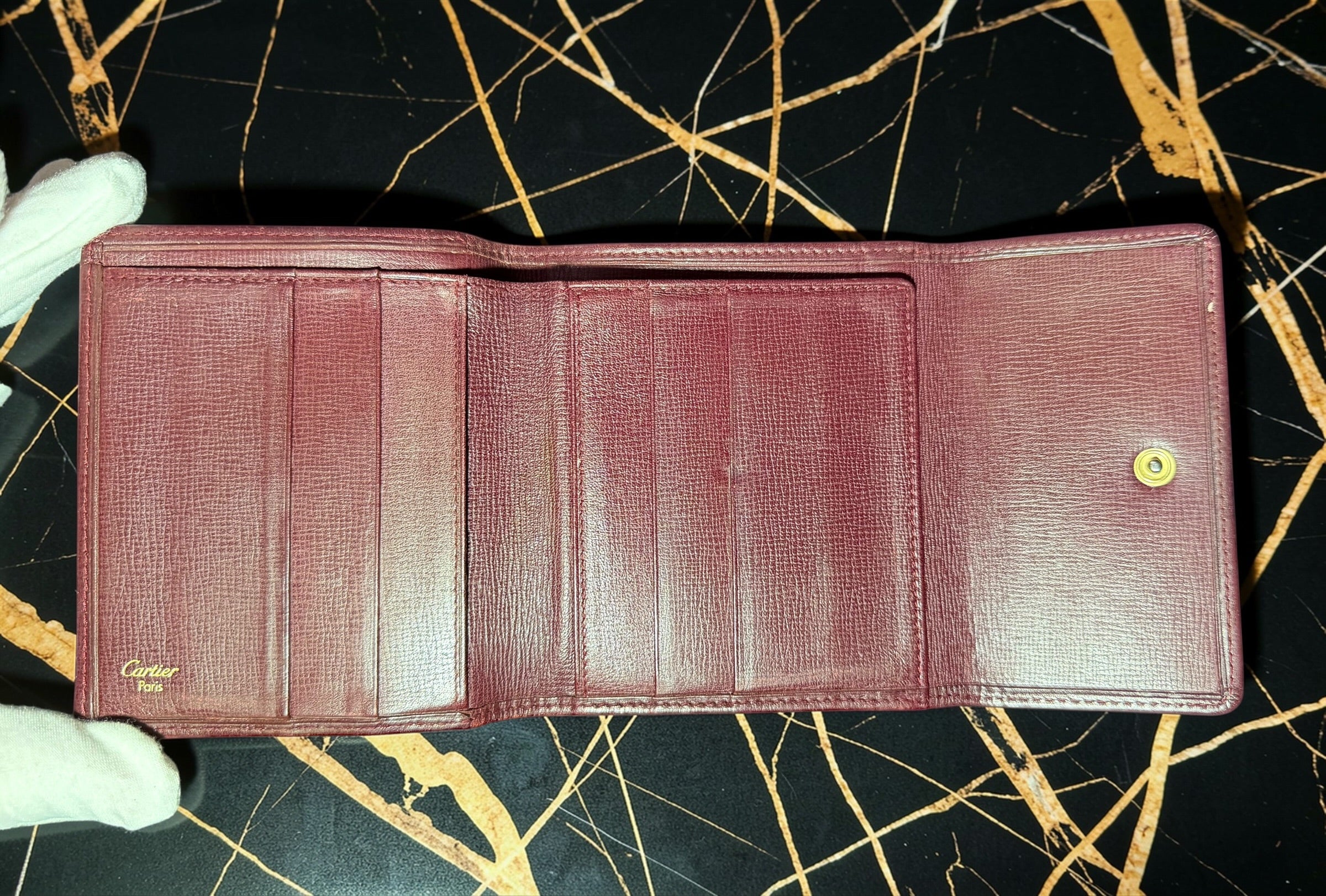 Cartier Must de Cartier compact trifold wallet