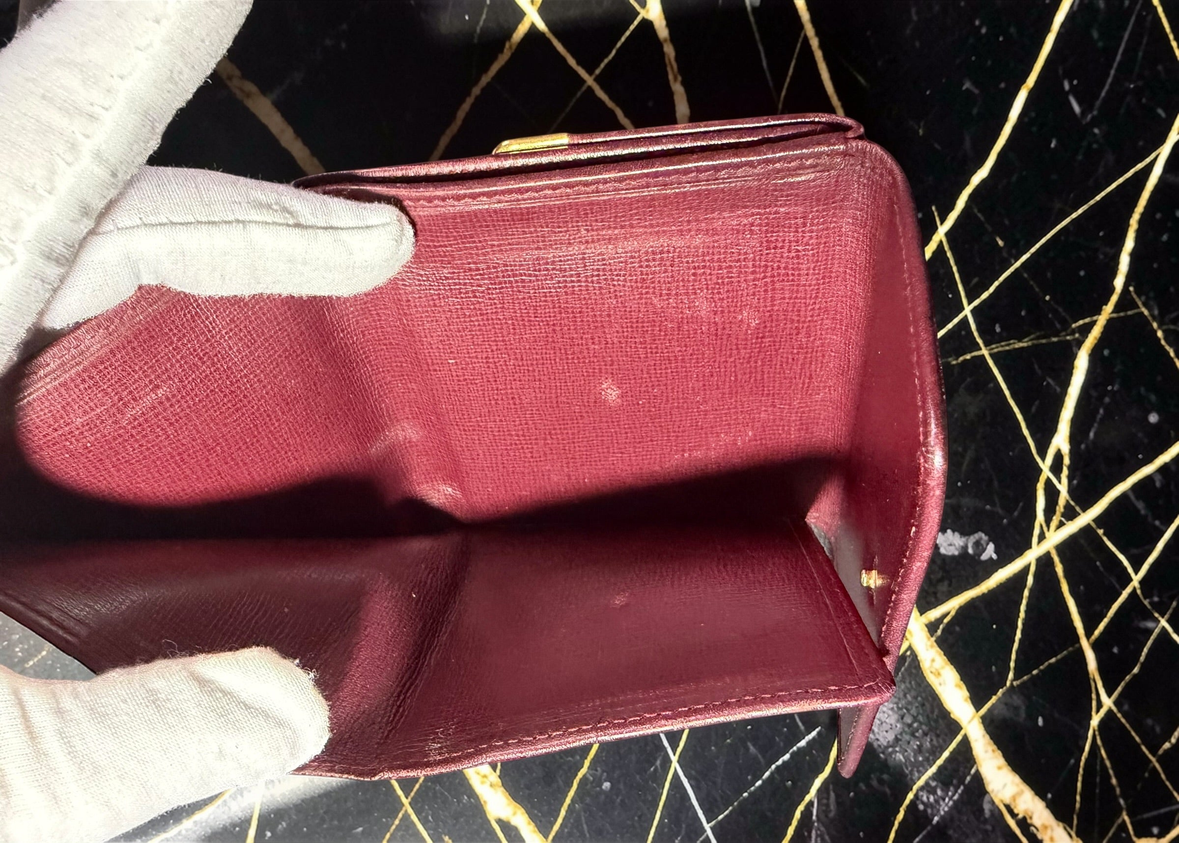 Cartier Must de Cartier compact trifold wallet