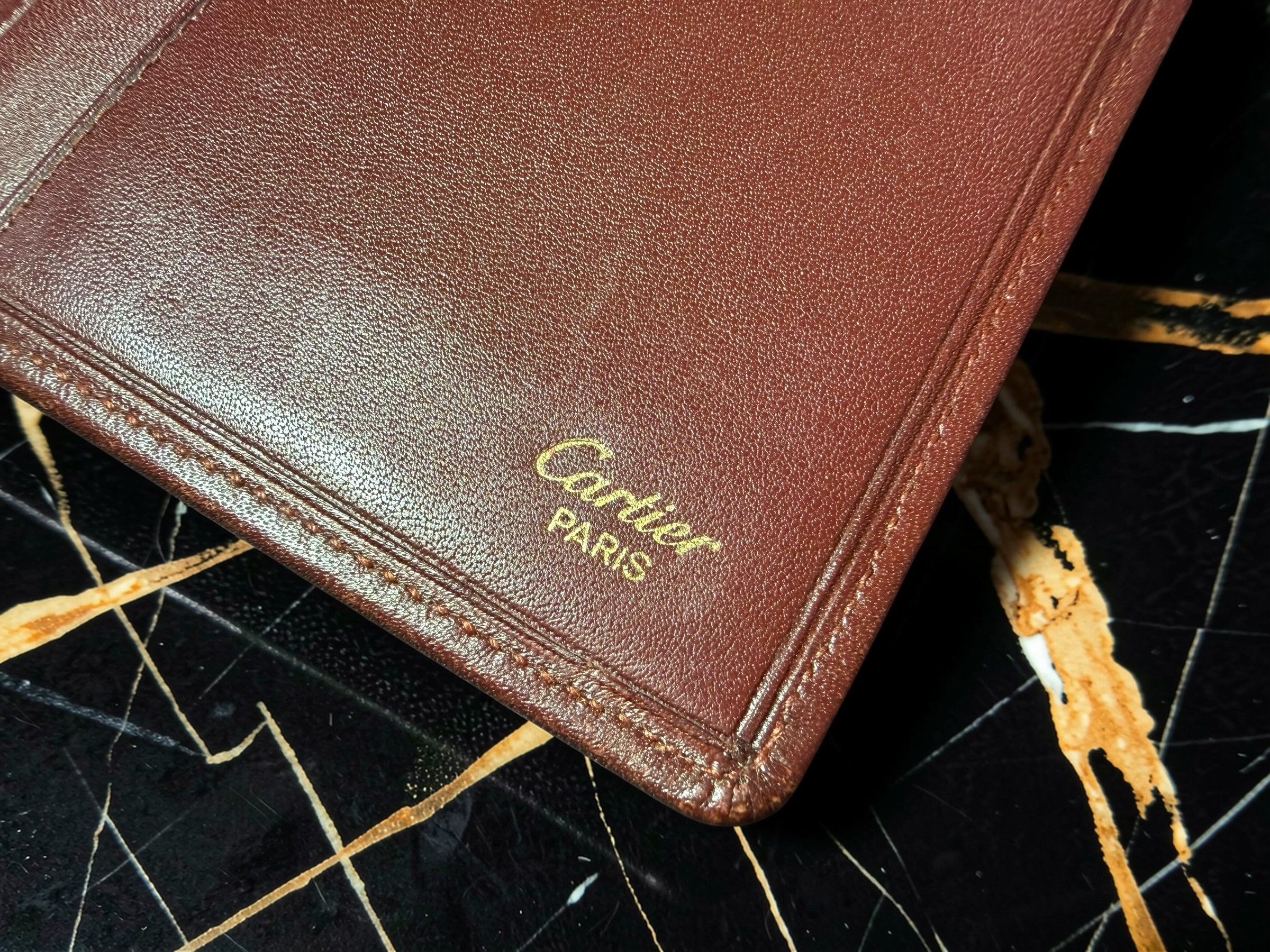Cartier Must de Cartier Long Bifold Wallet in Calfskin Leather