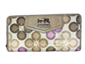 Coach Long Zip-Around Wallet in Signature Optic Art